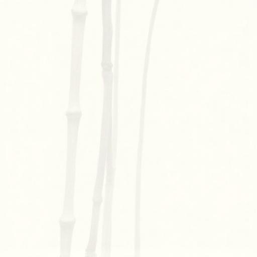 伝統的な墨絵の竹の絵